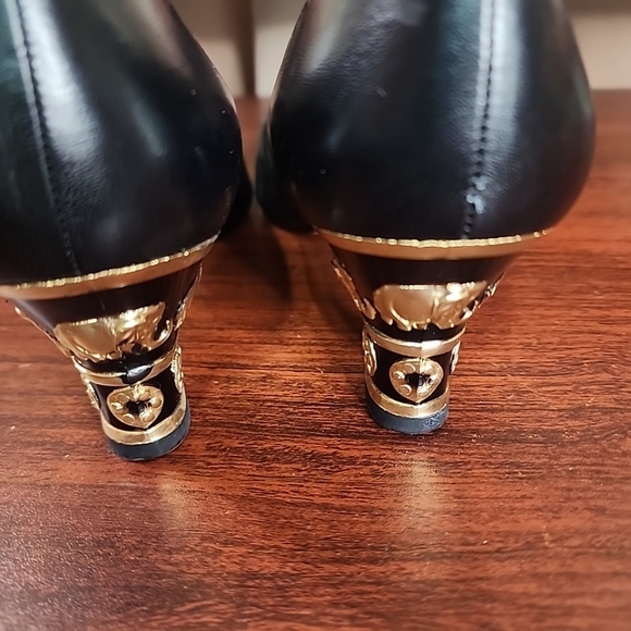The Touch of Nina 80s Elephant Heel Pumps Sz 8 - Picture 8 of 9
